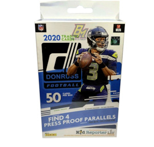 Nfl: 2020 Panini Donruss NFL Hanger Box - 50 Cards