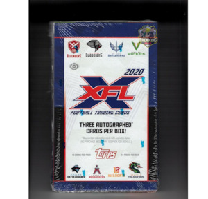 2020 Topps XFL Football Hobby Box