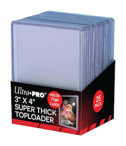 75PT (25) Ultra-Pro Regular Toploaders For Sports Cards