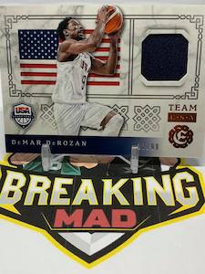 #S14 -16-17 DeMar DeROZAN Team USA Game Worn Patch /99 Excalibur