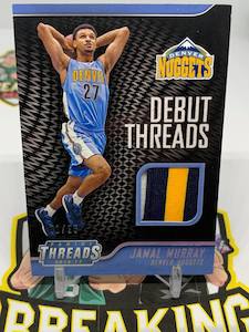 #S13 - 16-17 Jamal Murray Debut Threads 3 Colour Patch #1/25 Rookie Card