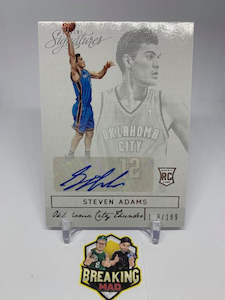 Single Cards: #S3 - 13-14 Steven Adams Panini Signatures #148/199 Sticker Autograph Rookie #7