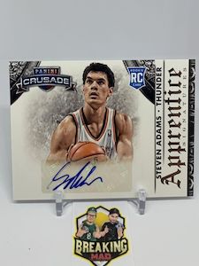 #S2 - 13-14 ROOKIE - Steven Adams Panini Crusade Apprentice Sticker Autograph #5