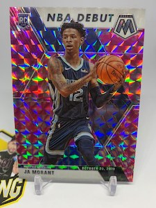 #S10 - 19-20 Ja Morant Rookie Mosaic Prizm Pink Camo NBA Debut