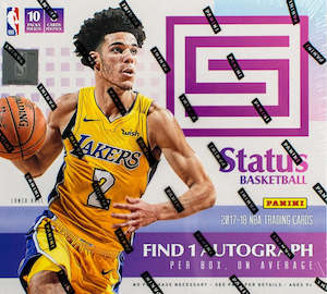 2017-18 Panini Status Hobby Box - Tatum Rookies - Kobe Autos