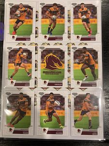 #071- 2020 NRL Elite Broncos Full Team Base Set $12