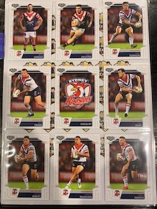 Nrl: #084- 2020 NRL Elite Roosters Full Team Base Set $12