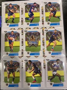 Nrl: #077- 2020 NRL Elite Titans Full Team Base Set $12