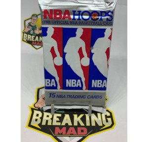 1990-91 NBA Hoops Basketball Pack - 15 Cards Per Pack