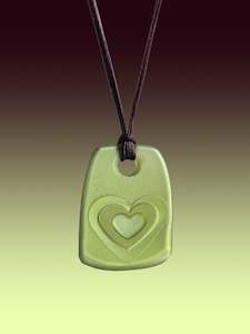 Little Green Heart Pendant