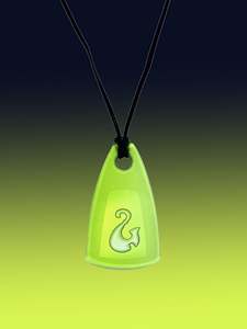 Little Warm Green Hei Matau Pendant