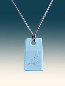 Small Bombay Blue Gulls Pendant