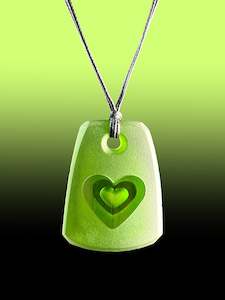 Jewellery: Green Heart Pendant