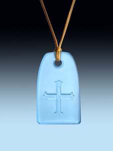 Bombay Blue Cross Pendant