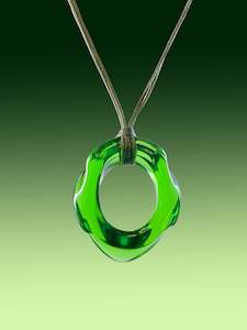 Jewellery: Small Vertebrae Green