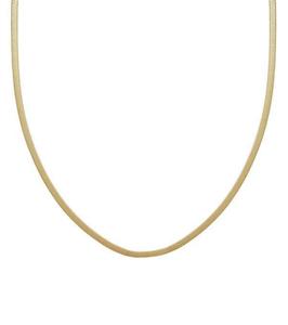 Jewellery: Edblad - Chain Herringbone - 45cm - Gold Plated