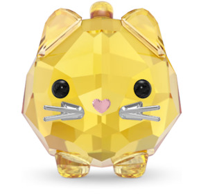 Jewellery: Swarovski - Chubby Cats Yellow Cat