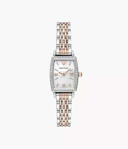 Emporio Armani - Two-Tone Stainless Steel Ladies Watch