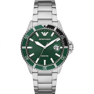 Emporio Armani - Stainless Steel/Green Men's Watch