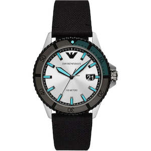 Emporio Armani - Black Fabric Watch