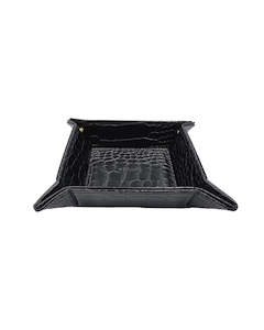 Jewellery: Edblad - Jewellery Tray Small Black Croco