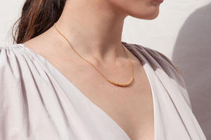 Jewellery: Joidart - Stardust Golden Necklace