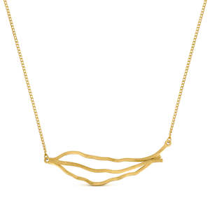 Joidart - Curve Necklace Golden