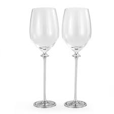 Jewellery: Royal Selangor Pewter - Wine Goblets Marine Pair of 2