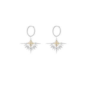 Jewellery: Lindi Kingi - Solstice Sleepers | Silver & Pale Lemon