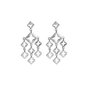 Jewellery: Lindi Kingi - Byzante Embrace Earrings  Silver