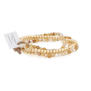 Jewellery: Lindi Kingi - Beaded Bracelet Cinnamon Thins Set