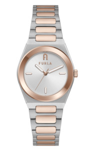 Furla - Tempo Mini Rose Gold/Silver Bracelet Watch