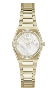 Furla - Tempo Mini Crystal Gold Bracelet Watch