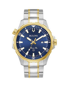 Bulova - Men's Marine Star Two-Tone Blue