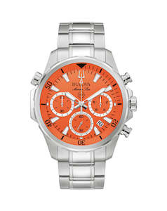 Bulova - Men's Marine Star Orange Watch