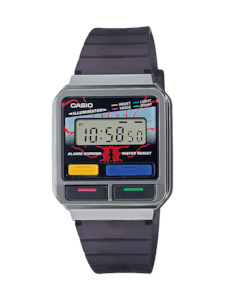 Casio - Digital Stranger Things Chrome Plated Resin Band