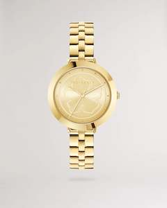 Jewellery: Ted Baker - Ammiee Gold Magnolia Dial Bracelet Watch