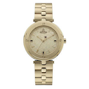 Jewellery: Vivienne Westwood - Whitehall 34mm Gold Watch