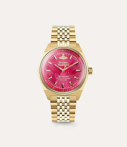 Vivienne Westwood - Lady Sydenham Gold & Pink Watch