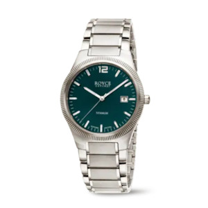 Boccia - Pure Titanium Watch With Green Face