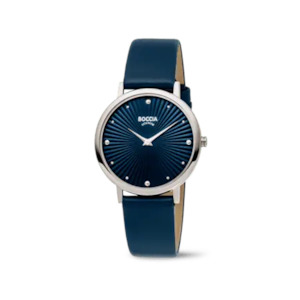 Boccia - Titanium Watch With Blue Strap And Dial