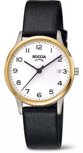 Jewellery: Boccia - Ladies Quartz Two Toned Titanium Watch