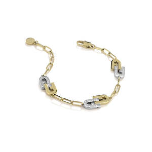 Jewellery: Furla Jewellery - Two Tone Double Arch Bracelet