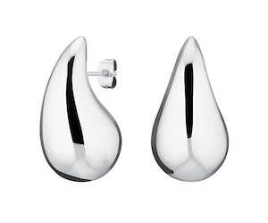 Jewellery: Rosefield - Teardrop Earrings Silver