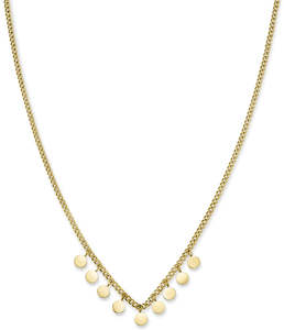 Jewellery: Rosefield - Multi Micro Coin Necklace Gold