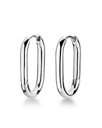 Jewellery: Rosefield - Large Hoop Silver