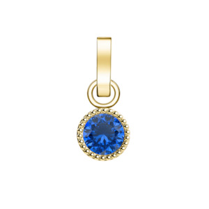 Rosefield - September Birthstone Charm Gold