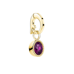 Rosefield - Feburary Birthsrone Charm Gold