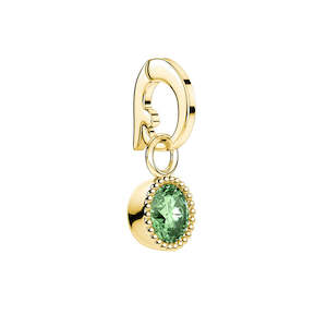 Rosefield Jewellery - August Birthsrone Charm Gold