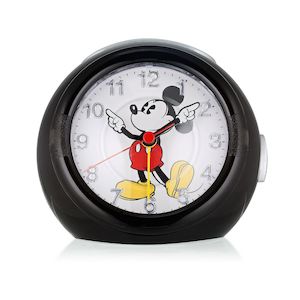 Disney - Mickey Mouse Alarm Clock - Black